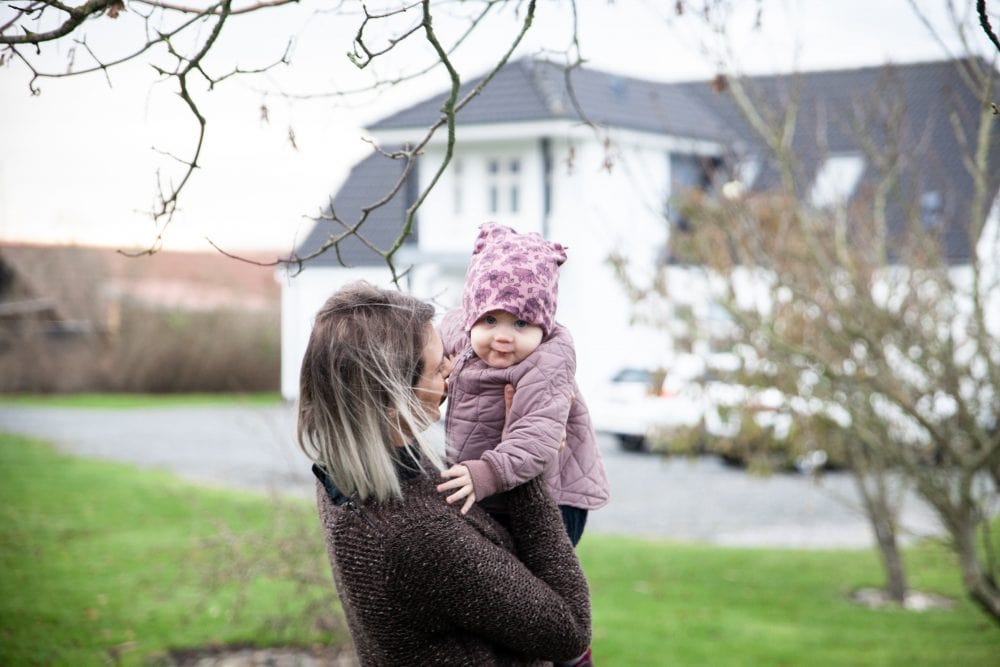 Mor og datter i have