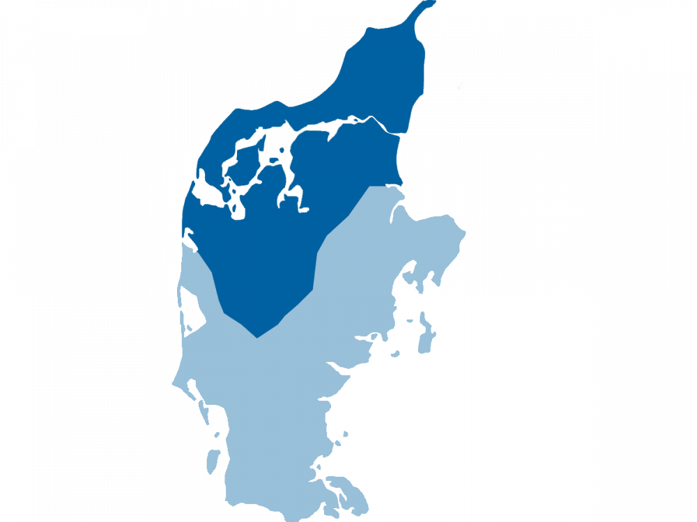 Kort over Danmarks Rygrad