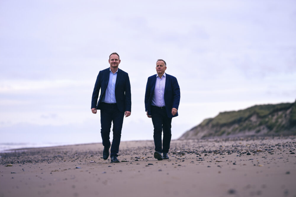 Brian Nielsen og Henrik Lavesen, direktører i Thisted Forsikring