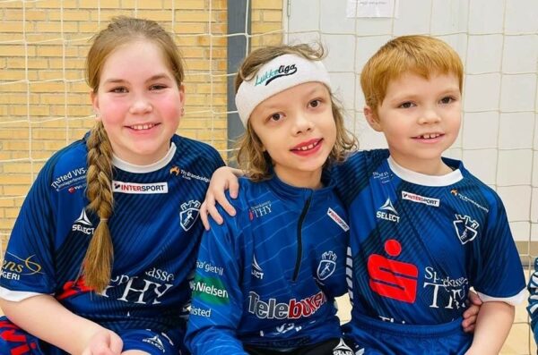 Små håndboldspillere i Thisted IK